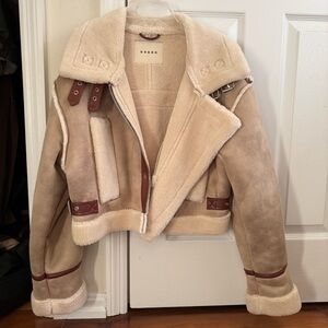 BLANK NYC shearling jacket